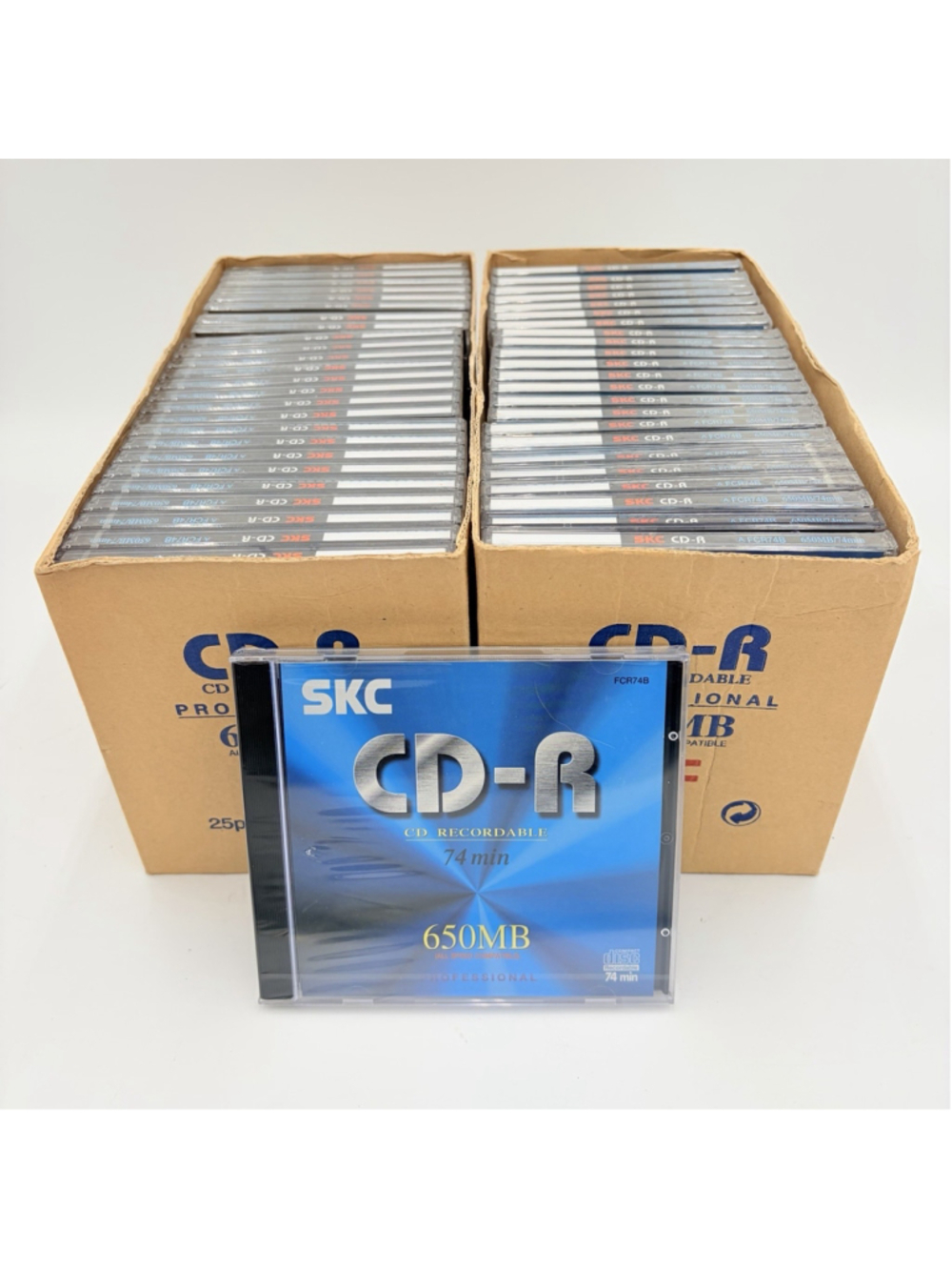 SKC PROFESSIONAL FCR74B CD-R 650MB 74min Blank Recordable Discs SEALED 49